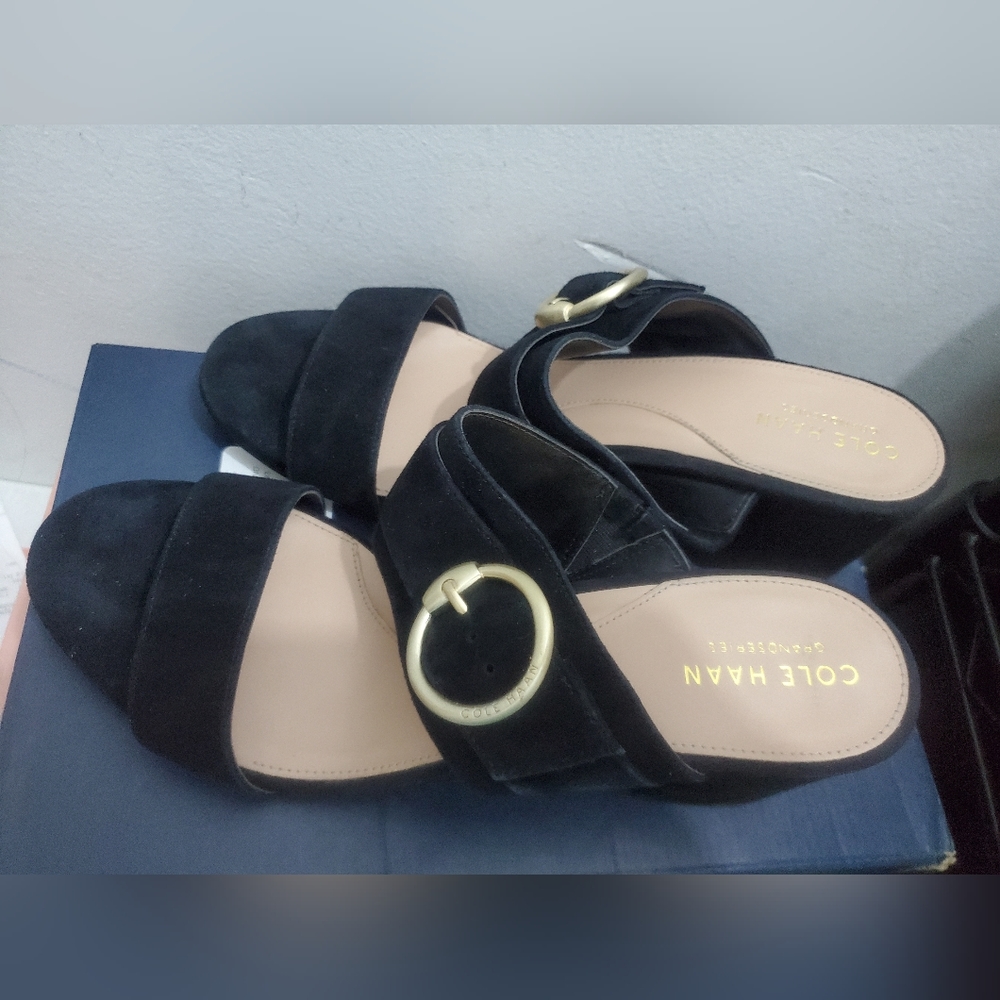 Cole Haan Women's Alina Block Heel Sandals - Picture 2 of 4
